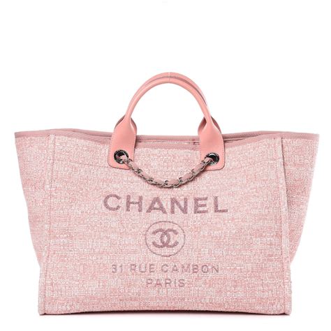 chanel canvas tote pink|pink chanel bag 2020.